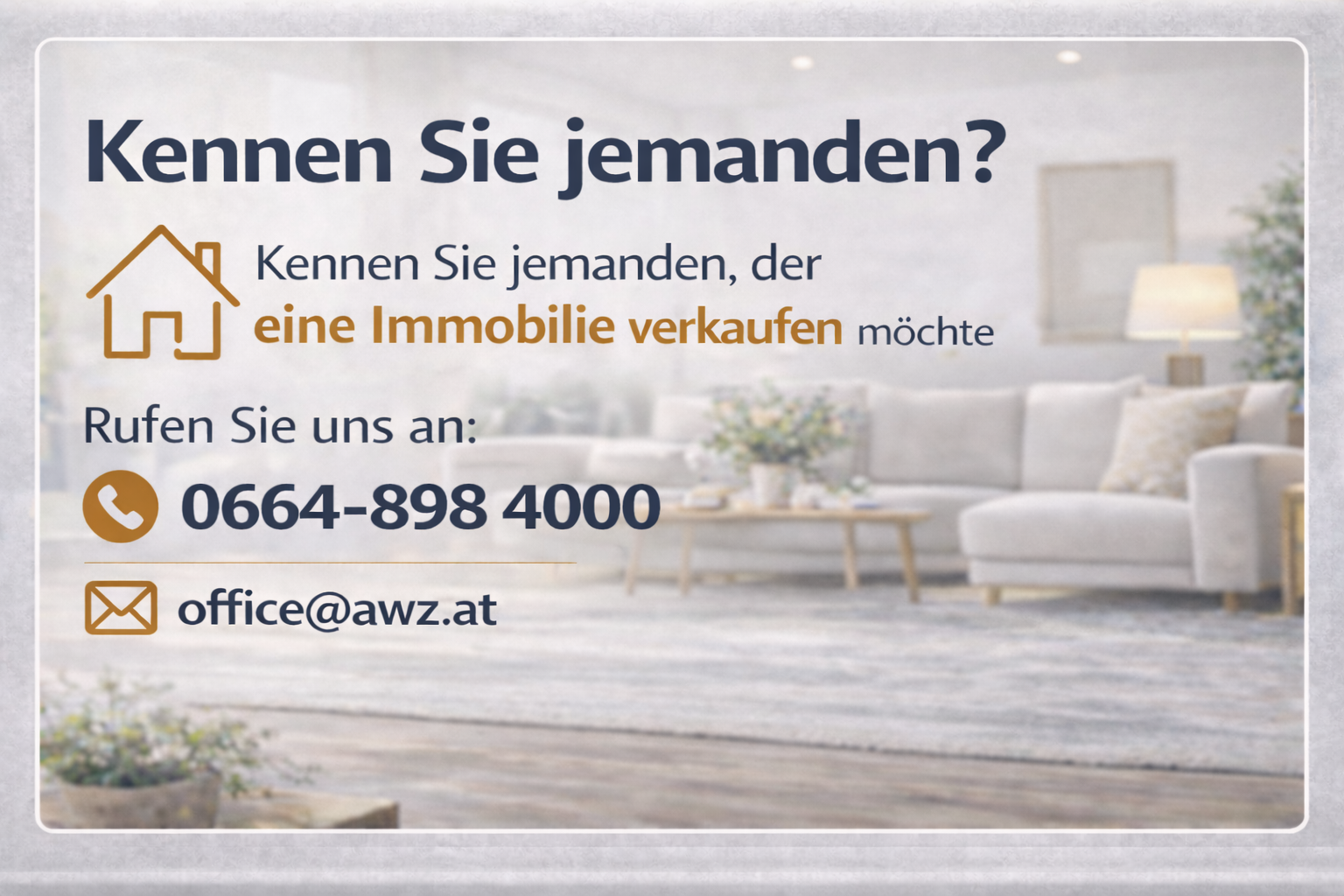 Haben Sie auch eine Immobilie zu verkaufen